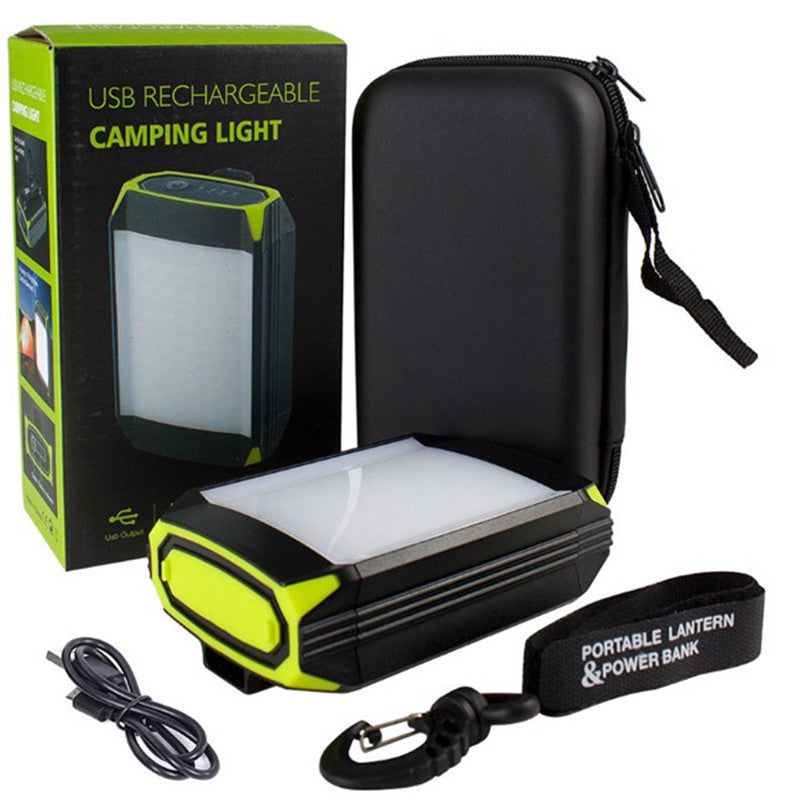 Lampe de camping rechargeable LED | Batterie externe USB - 1000-Cadeaux