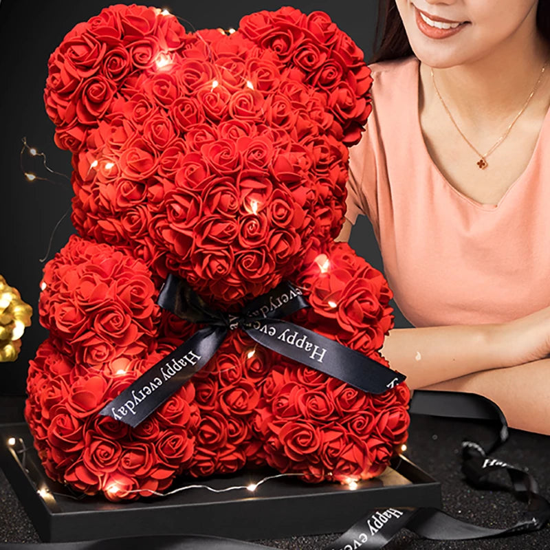 RoseTeddybear™ - Ours peluche en Roses - 1000-Cadeaux