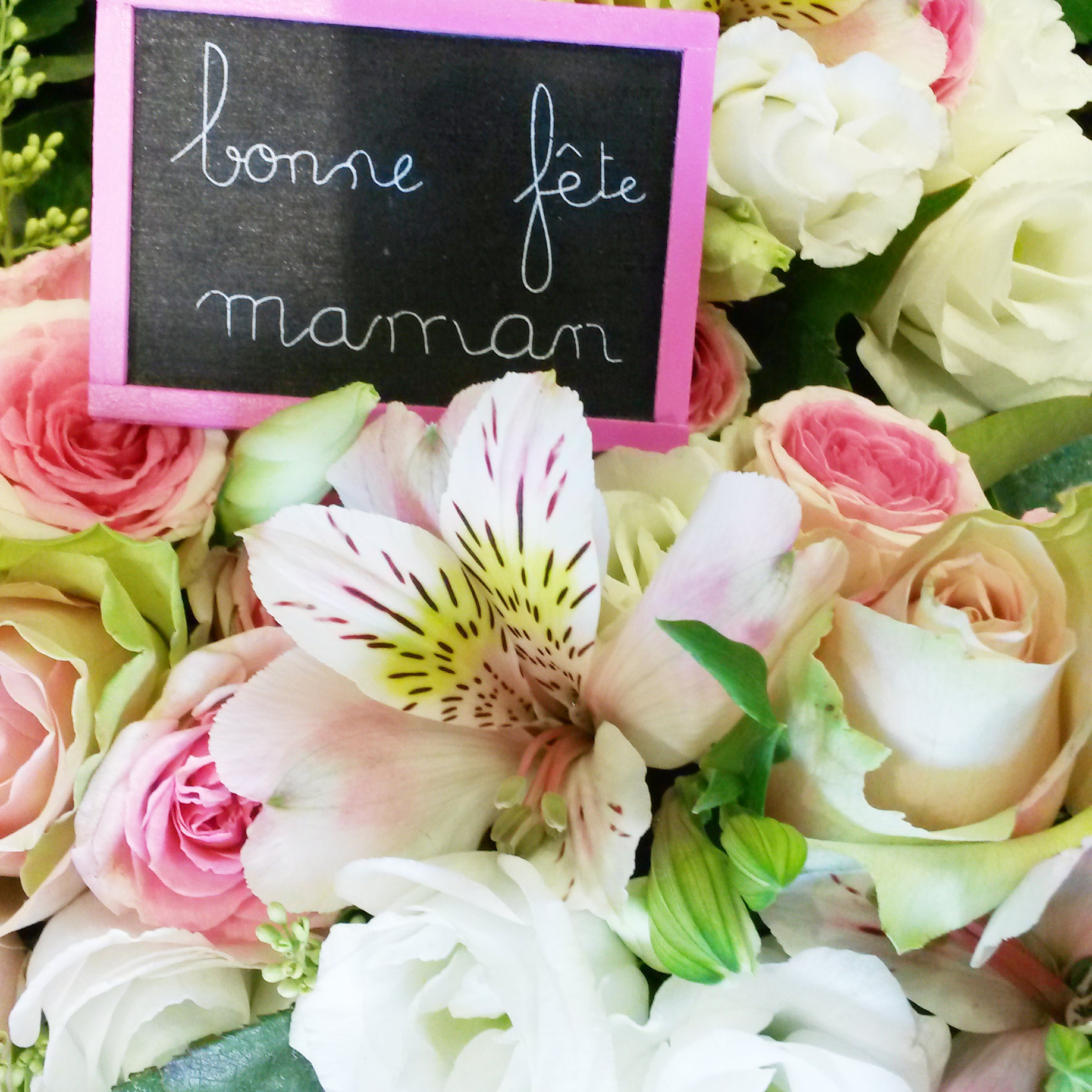 fête des mères bouquet de fleurs